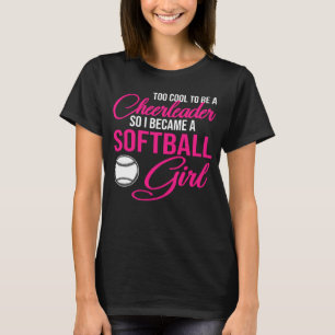 Camiseta ser um cheerleader então eu me tornei uma garota s