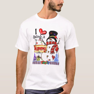 Camiseta Ser Um Homem de Neve Múmia