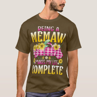 Camiseta Ser Um Mão Faz Minha Vida Completar Tru De Girasso