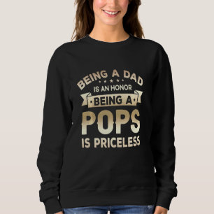 Camiseta Ser Um Pai É Uma Honra Ser Um Pop Não Tem Preço