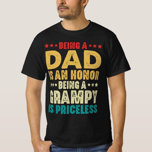 Camiseta Ser Um Pai É Uma Honra Ser Vergonha É Sem Preço (Frente)