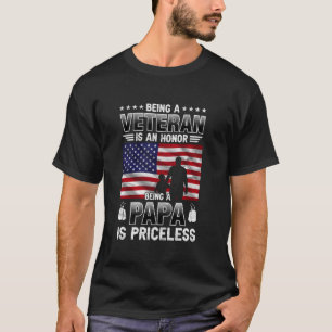 Camiseta Ser um Papa é um Papa Impressionante Orgulhoso Ver