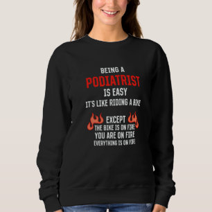 Camiseta Ser um Podólogo é Fácil Humor de Podologia Médico