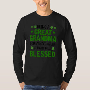 Camiseta Ser uma vovó Excelente não me faz envelhecer