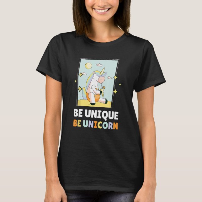 Camiseta Ser Único a ser Unicórnio 2 (Frente)