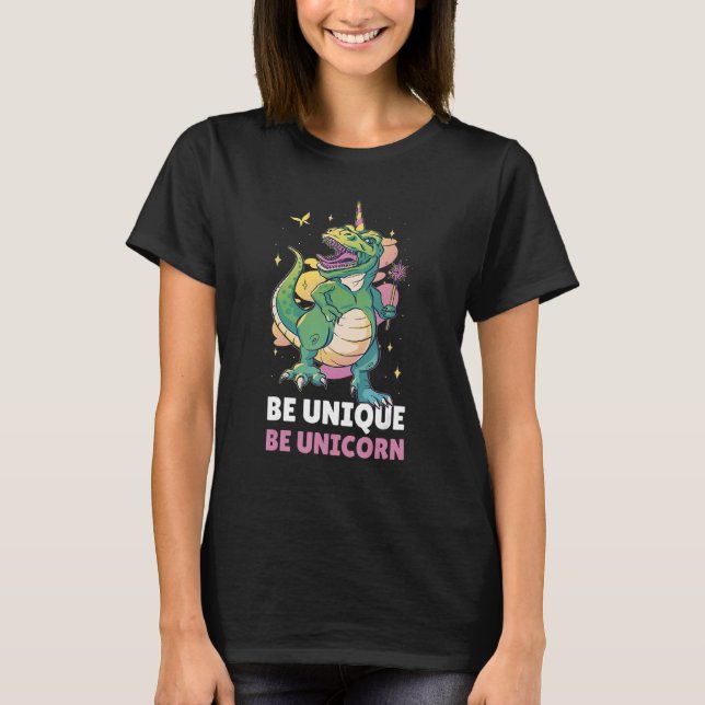 Camiseta Ser Único Seja Unicórnio 4 (Frente)