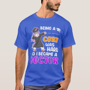 Camiseta Ser unicórnio era difícil doutora doutorado PhD ga