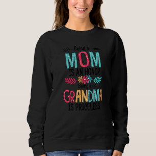 Camiseta Ser Vovó É Uma Honra Ser Excelente Vovó É