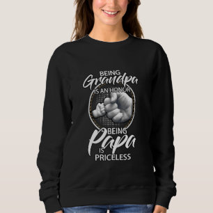 Camiseta Ser Vovô É Uma Honra Ser Papa É Imprestável