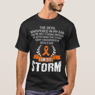 Camiseta Será A Consciência Da Leucemia De Tempestade?