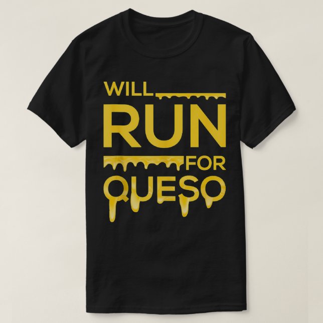 Camiseta Será Executado Para O Workout De Malhação Queso Gy (Frente do Design)