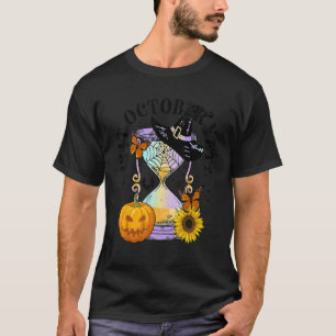Camiseta Será Outubro Ainda O Hourglass Pumpkin Butterfly H