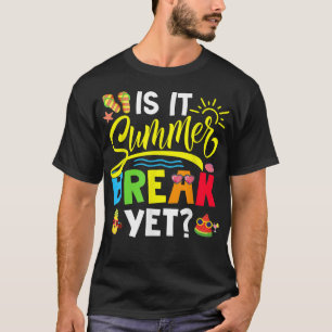 Camiseta Será Que Ele Está Feliz No Último Dia Da Escola?