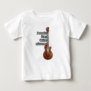 Camiseta Será que meu violão me sente falta de mim?