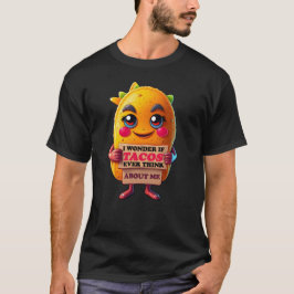 Camiseta Será que os tacos pensam em mim?