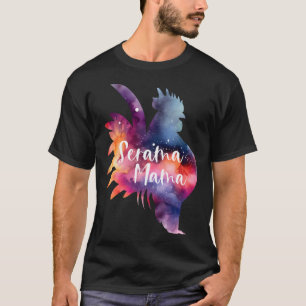 Camiseta Serama Americano Mamãe Galinha de Exposição Frango