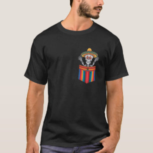 Camiseta Serape Esqueleto Mariachi Bolso Cinco De Maio Mexi