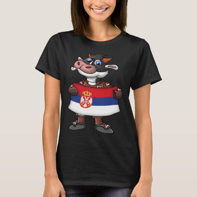 Camiseta Serbia Cow Fan (Frente)