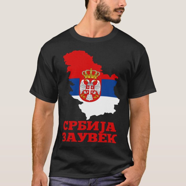 Camiseta Serbia Flag for Serbs Srbija Zauvek Srbin (Frente)