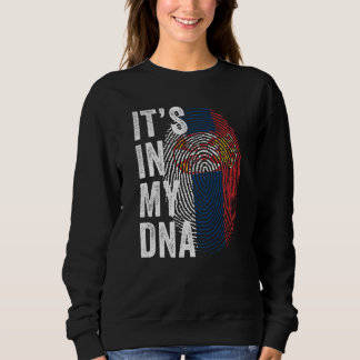 Camiseta Serbia It's In My DNA Cute Serb Fingerprint Serbia