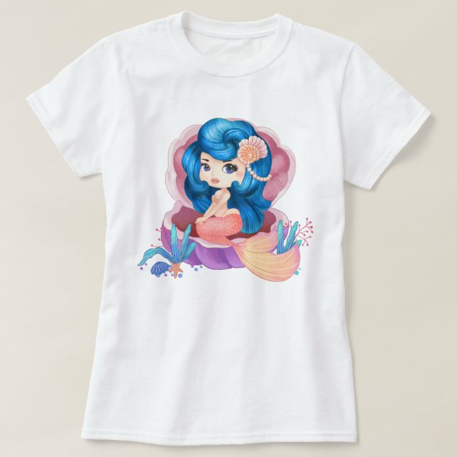 Camiseta Sereia (Frente do Design)
