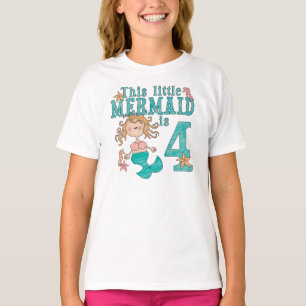 Camiseta Sereia 4º Aniversário