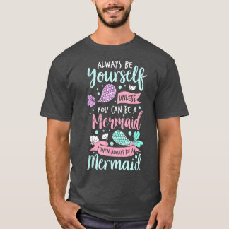 Camiseta Sereia Adulto para Crianças Festas Fábricas Fábric