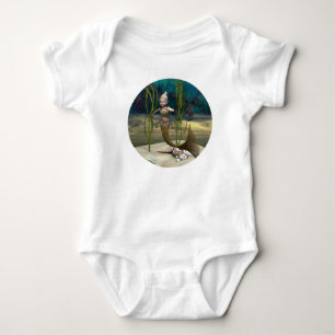 Camiseta Sereia Bebê Fofa