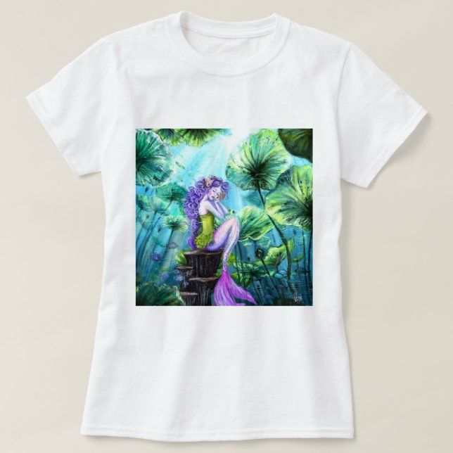 Camiseta Sereia Bonita (Frente do Design)