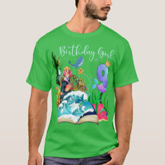 Camiseta Sereia Bonita, 9.º Aniversário