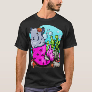 Camiseta Sereia Chinchilla Cute