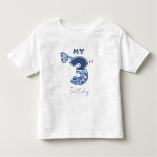 Camiseta Sereia Colorida Escala Pequenas Meninas aniversári