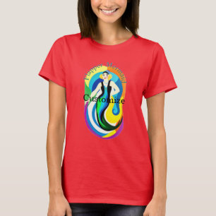 Camiseta Sereia Colorida Flapper Thunder_Cove