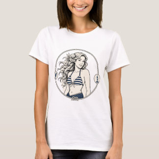 Camiseta Sereia Com Lagostas