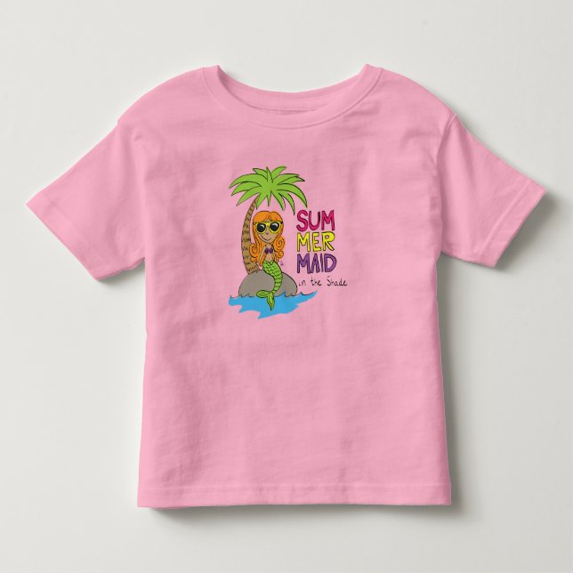 Camiseta Sereia Crianças Fofas (Frente)