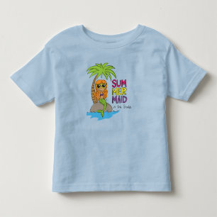 Camiseta Sereia Crianças Fofas