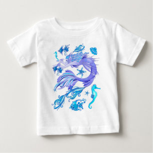 Camiseta Sereia Criatura Fada Roxa