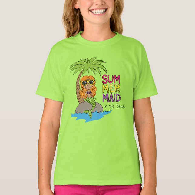 Camiseta Sereia Cute Kids (Frente)
