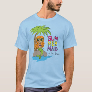 Camiseta Sereia Cute Kids