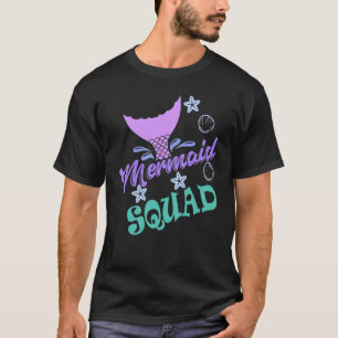 Camiseta Sereia Da Família Aniversário Sereia