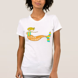 Camiseta Sereia da ilha de Tybee, Geórgia