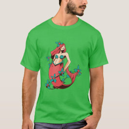 Camiseta Sereia de Natal