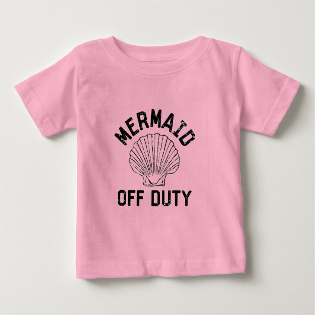 Camiseta sereia de serviço (Frente)