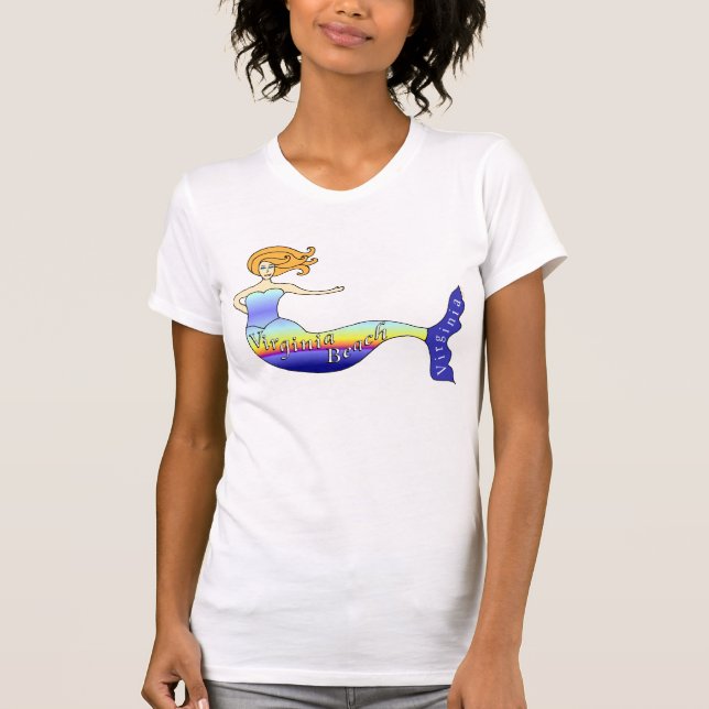 Camiseta Sereia de Virginia Beach (Frente)