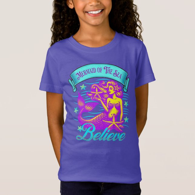 Camiseta Sereia Do Mar Acredita (Frente)