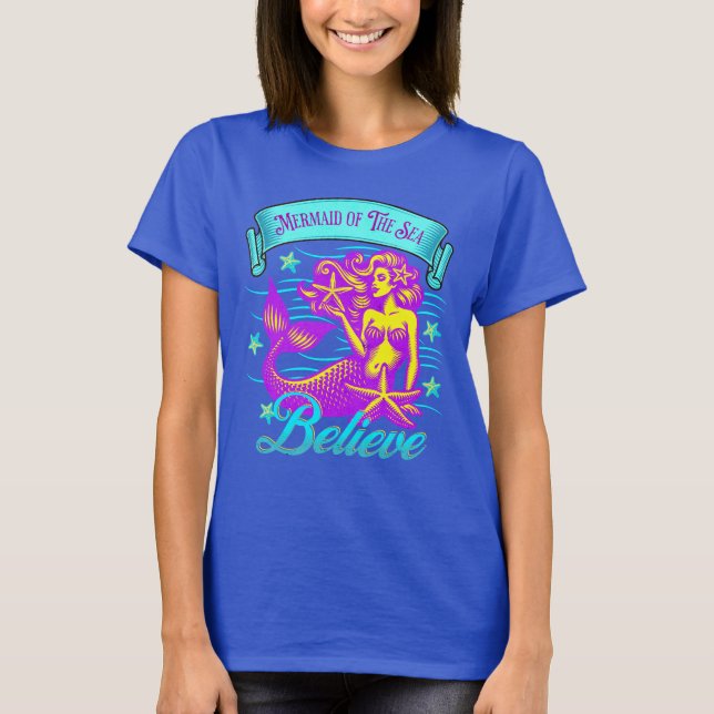 Camiseta Sereia Do Mar Acredita (Frente)