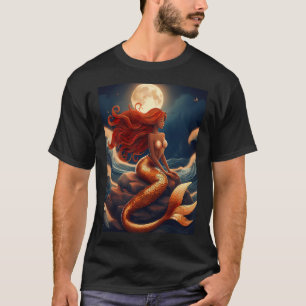 Camiseta Sereia Dourada