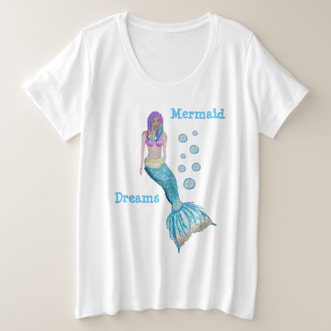 Camiseta Sereia Dreamz (Frente do Design)