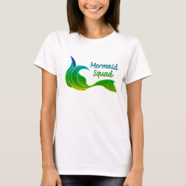 Camiseta Sereia em Verde