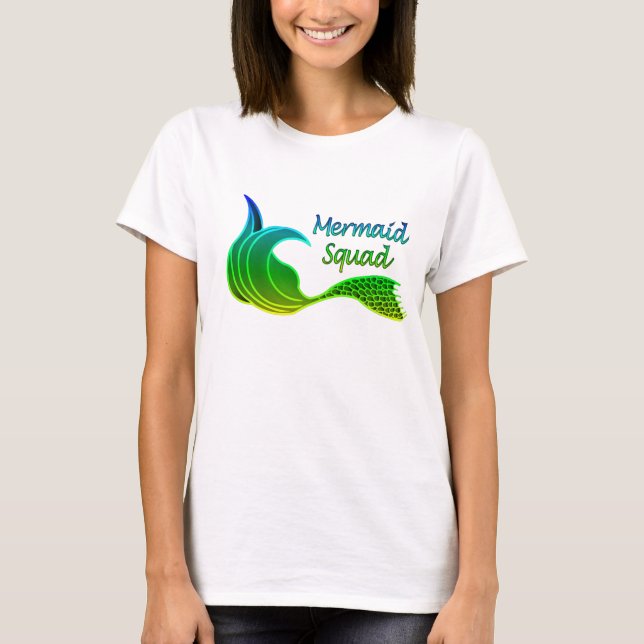 Camiseta Sereia em Verde (Frente)